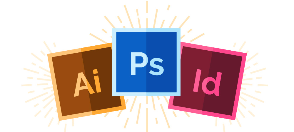 Illustrator, Photoshop and Indesign