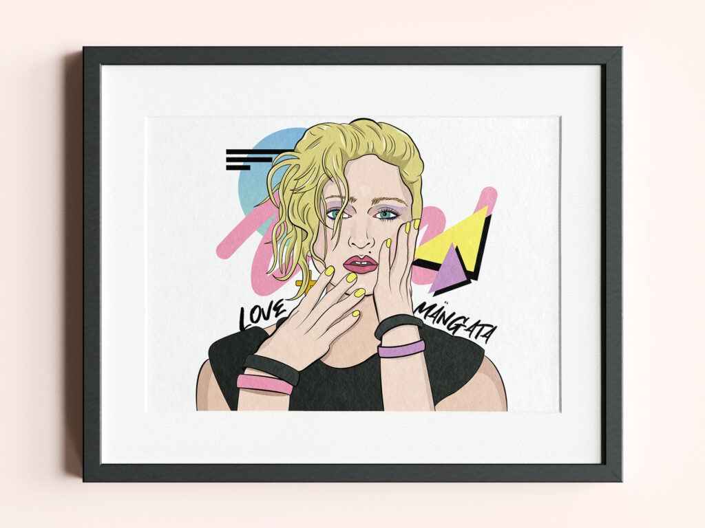 Madonna illustration