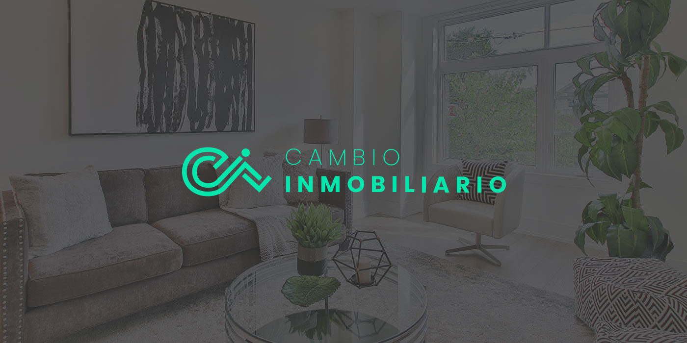 Cambio Inmobiliario logo design