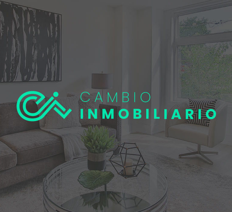 Cambio Inmobiliario logo design