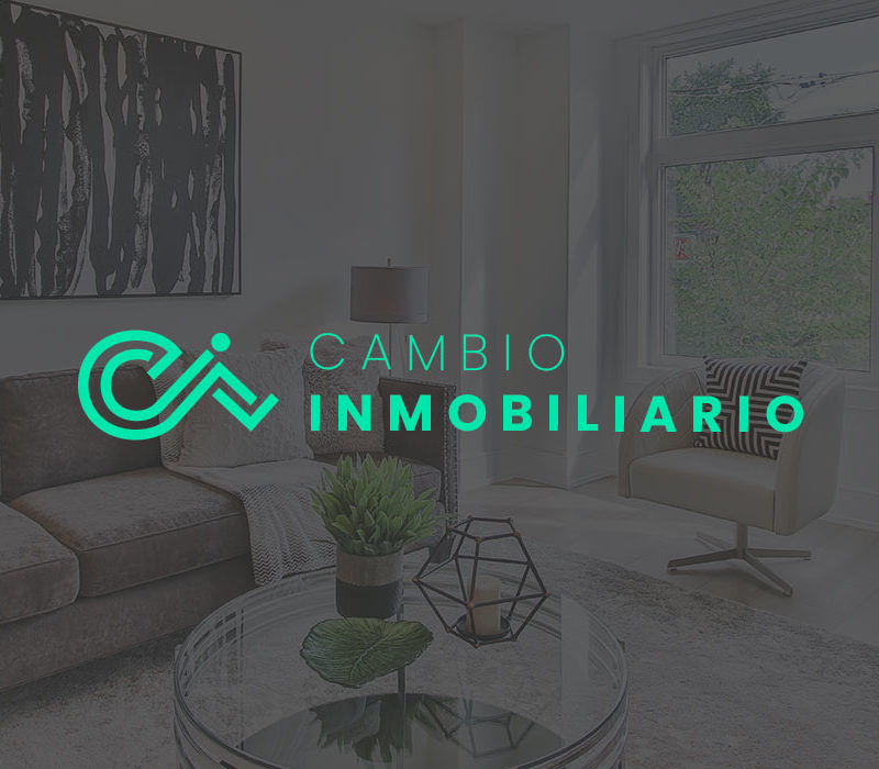 Cambio Inmobiliario logo design