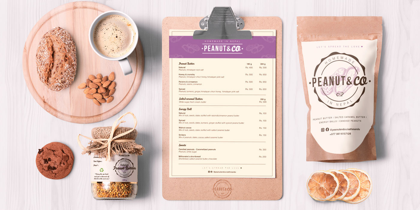 Peanut & Co branding set