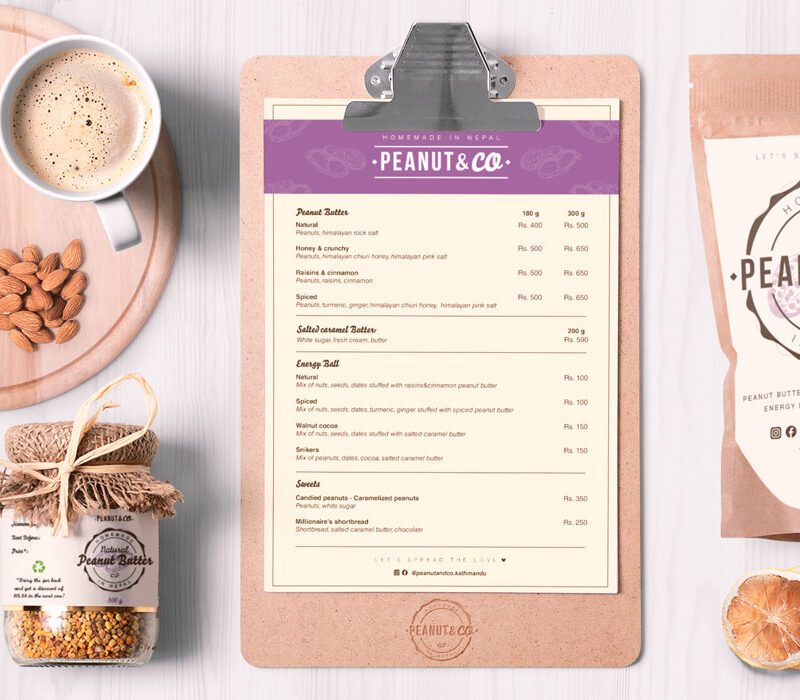 Peanut & Co branding set